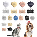 Custom Logo Dog Id Stainless Steel Dog Tags Pet Tags